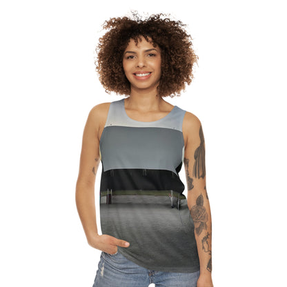 Butch Cassidy Drive-In Unisex Tank Top (AOP)