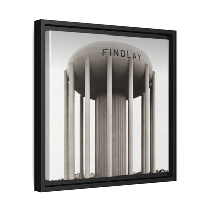 Findlay Water Tower Framed Matte Canvas Wall Art - Findlay Water Tower Photography Print