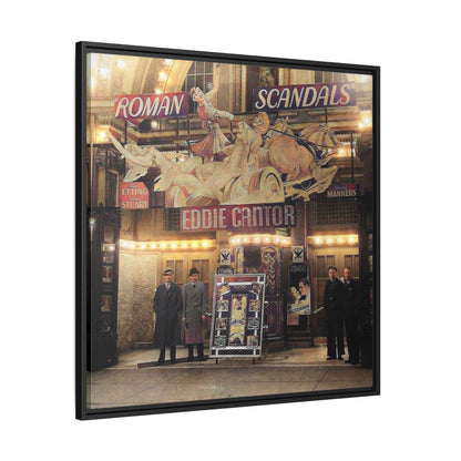 Roman Scandals Royal Theater Vintage Theater Framed Matte Canvas | Eddie Cantor Art