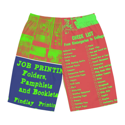 Findlay Printing & Supply Co Men's Board Shorts (AOP)