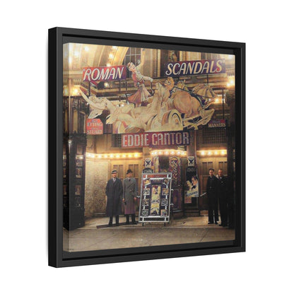 Roman Scandals Royal Theater Vintage Theater Framed Matte Canvas | Eddie Cantor Art