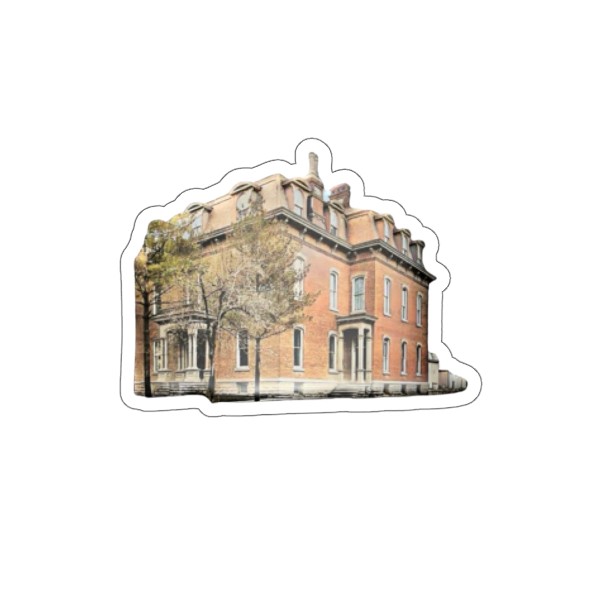 E P Jones Mansion Findlay O Puffy Color Die-Cut Stickers