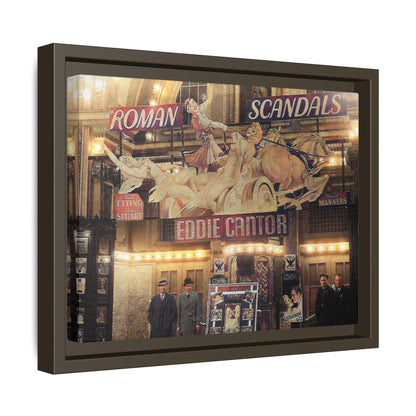 Roman Scandals Royal Theater Vintage Theater Framed Matte Canvas | Eddie Cantor Art