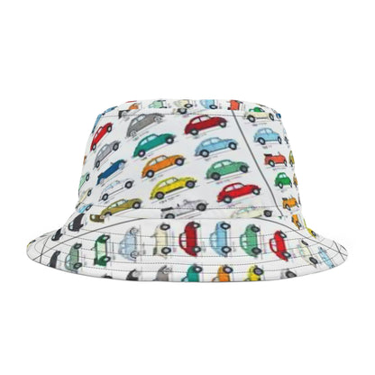 EVOLUTION OF THE VW BEETLE  Bucket Hat (AOP)