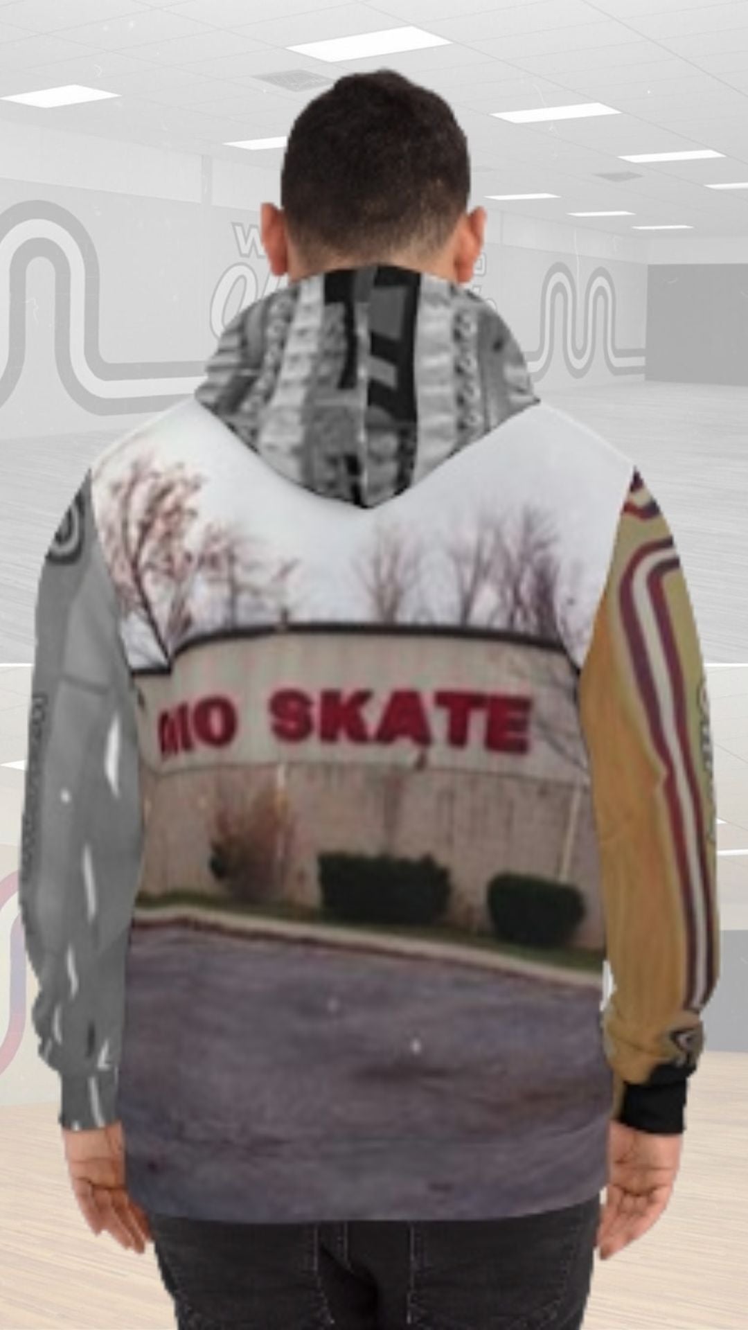 Ohio Skate Findlay, OHiO Fashion Hoodie (AOP)