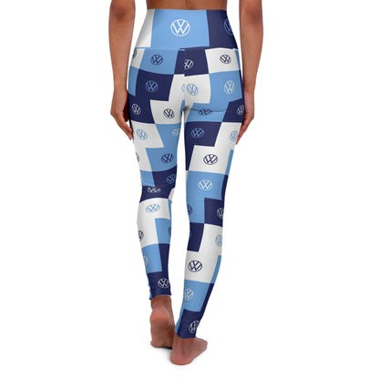 2024 VW BLUES High Waisted Yoga Leggings (AOP)