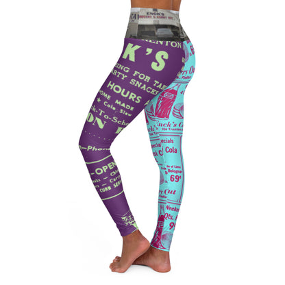 Enck’s High Waisted Yoga Leggings (AOP)