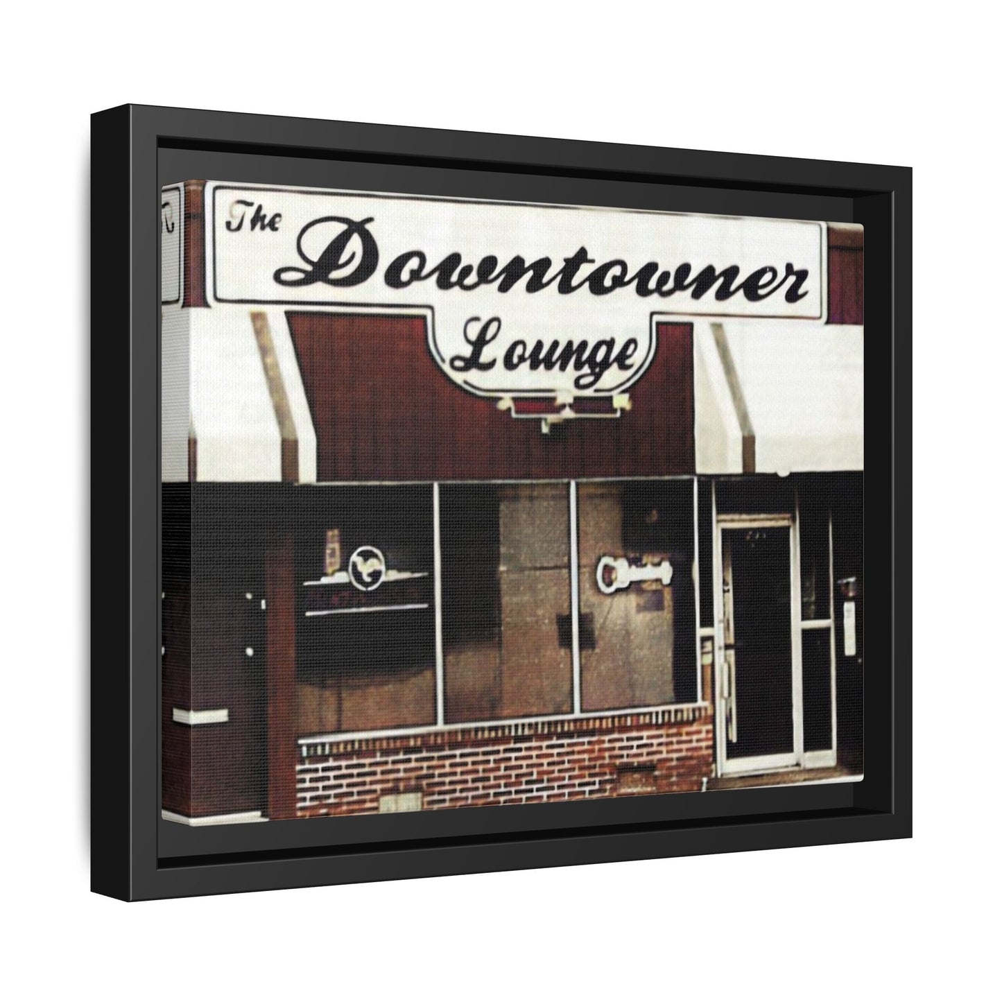 DownTowner Lounge Matte Canvas, Framed (Multi-color)