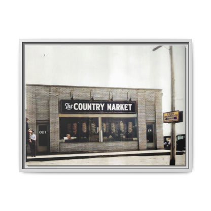 COUNTRY MARKET Findlay’s 224 Vintage Country Market Framed Matte Canvas Art