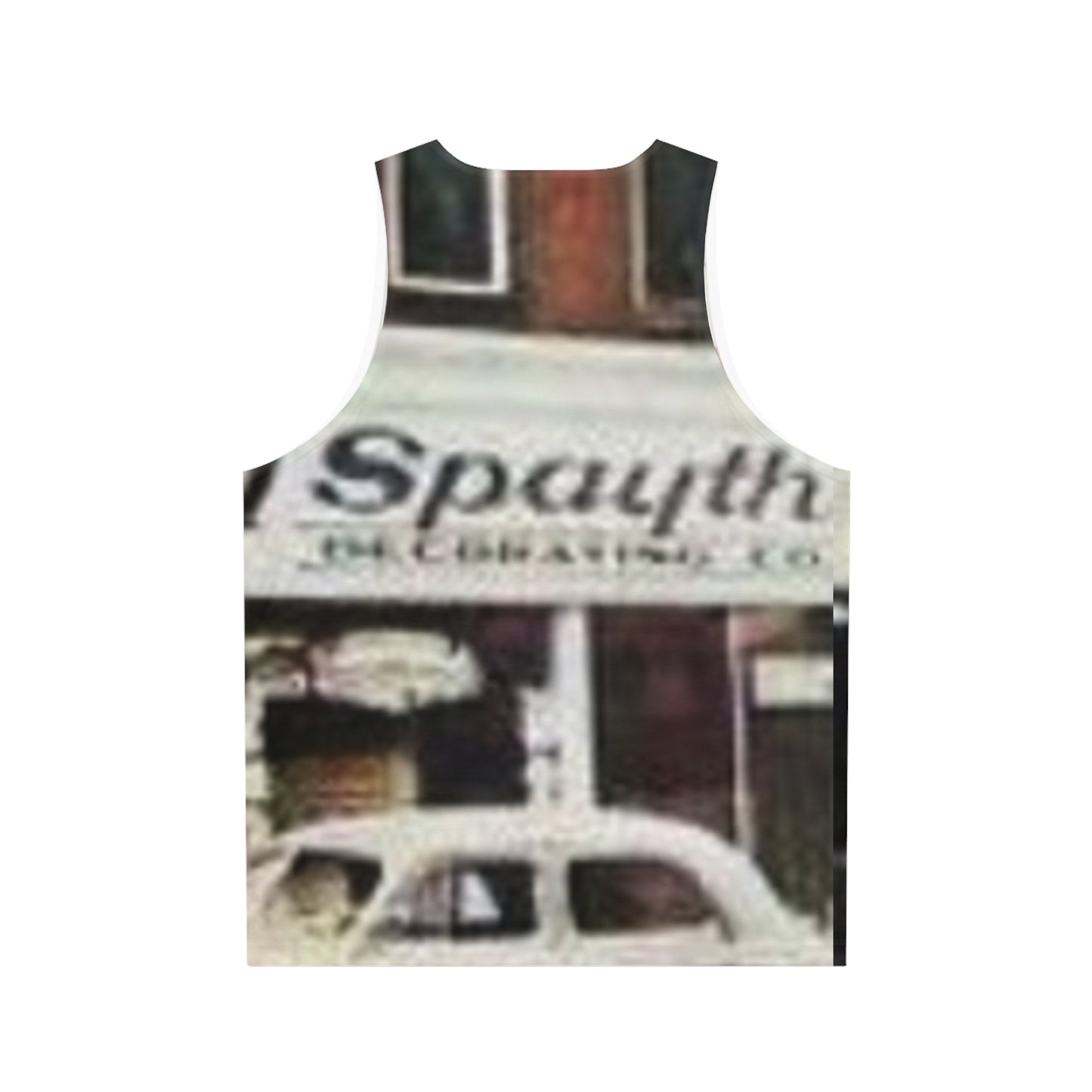 Spayth’s Decorating Unisex Tank Top (AOP)