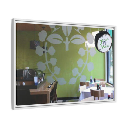 Japan West Findlay O. Modern Botanical Canvas Art - Framed Wall Decor for Dining Spaces