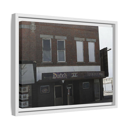 Dutch II Vintage Dutch Bar Framed Canvas Print - Retro Wall Art