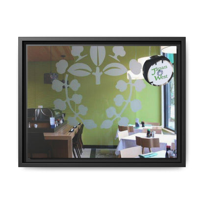 Japan West Findlay O. Modern Botanical Canvas Art - Framed Wall Decor for Dining Spaces