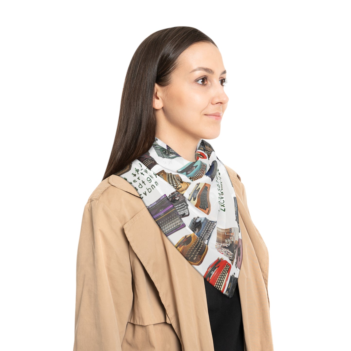 Evans Typewriter Co 45840 Collection Poly Scarf