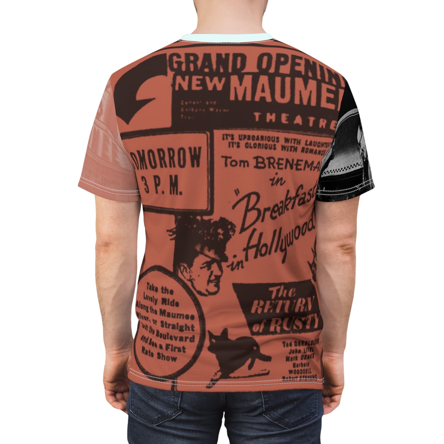 Maumee Indoor Theater Jack Armstrong Circuit Unisex Cut & Sew Tee (AOP)