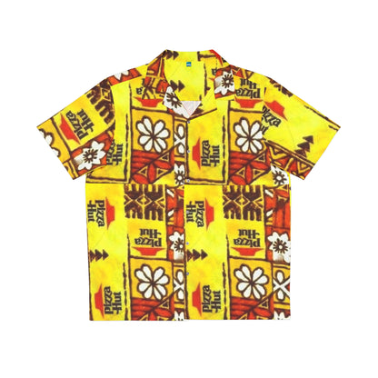 1980s Pizza Hut Men's Hawaiian Shirt (AOP)