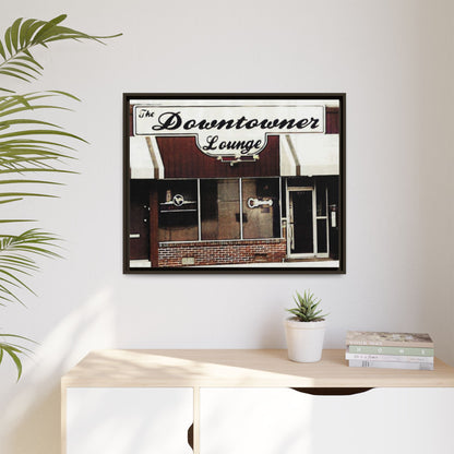 DownTowner Lounge Matte Canvas, Framed (Multi-color)