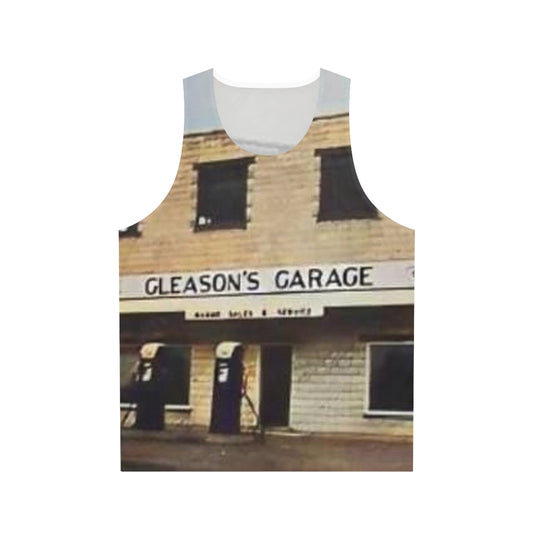 Gleason’s Garage Unisex Tank Top (AOP)