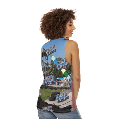 Putt n Pond Unisex Tank Top (AOP)