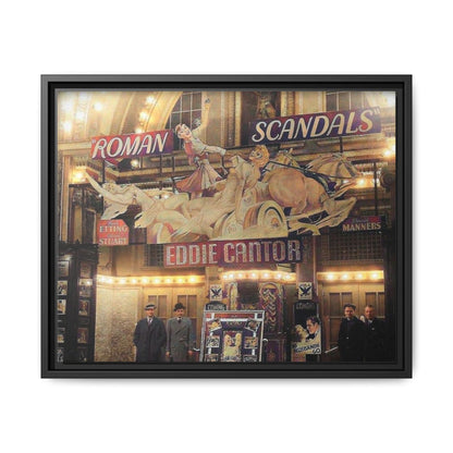 Roman Scandals Royal Theater Vintage Theater Framed Matte Canvas | Eddie Cantor Art