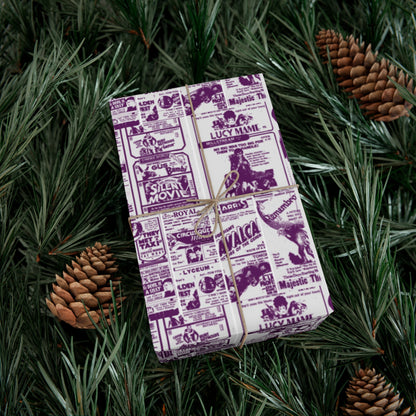 FINDLAY CINEMAS colorway Eggplant Gift Wrap