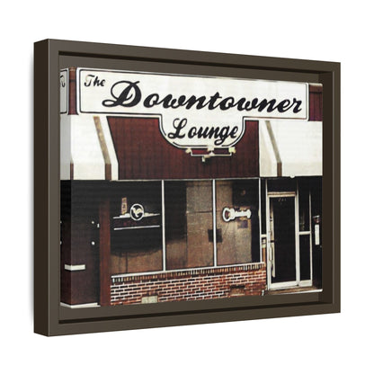 DownTowner Lounge Matte Canvas, Framed (Multi-color)