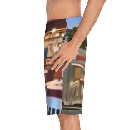 2215 Tiffin Ave Men's Board Shorts (AOP)