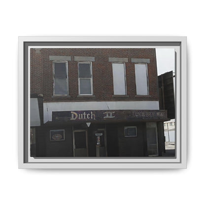 Dutch II Vintage Dutch Bar Framed Canvas Print - Retro Wall Art