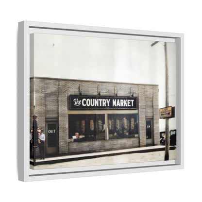 COUNTRY MARKET Findlay’s 224 Vintage Country Market Framed Matte Canvas Art