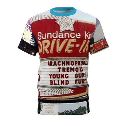 Sundance Kid Drive In Unisex Cut & Sew Tee (AOP)