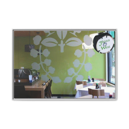 Japan West Findlay O. Modern Botanical Canvas Art - Framed Wall Decor for Dining Spaces