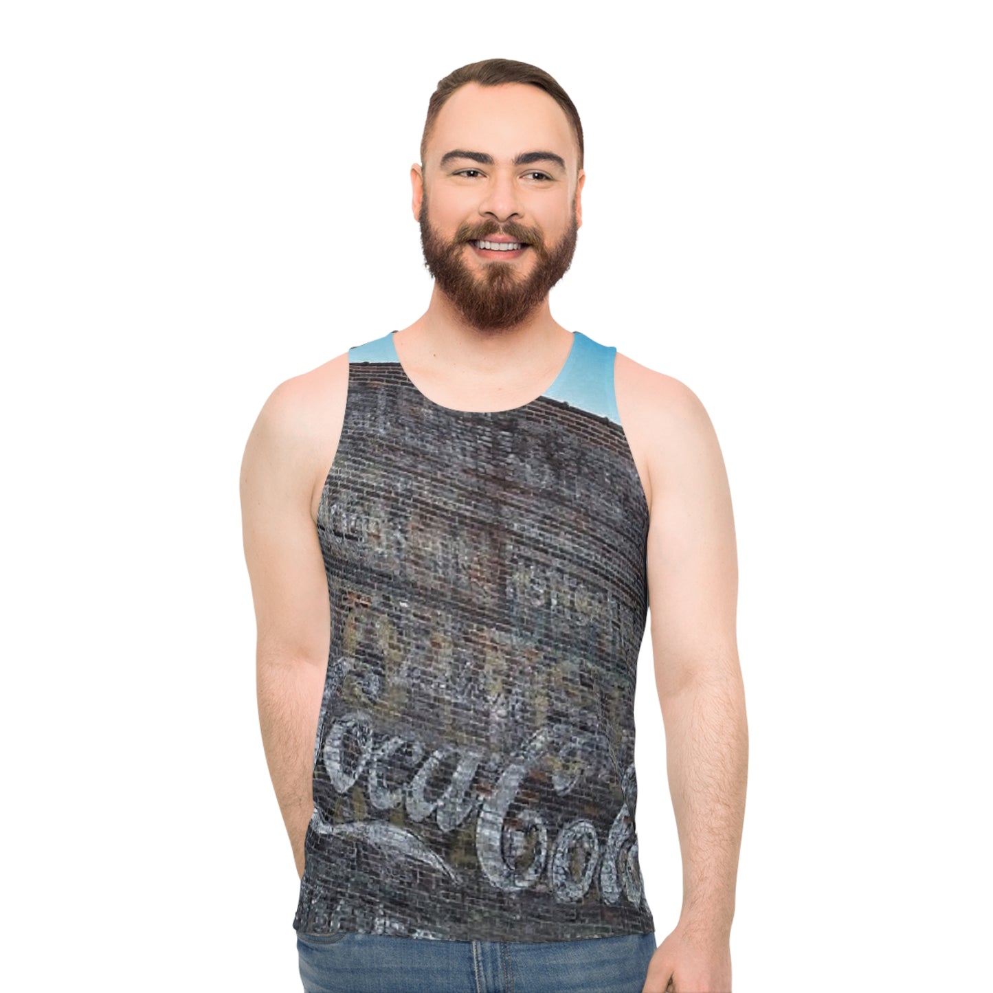 Coca Cola Brickboard Unisex Tank Top (AOP)