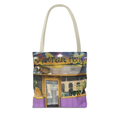 113 E Crawford Homer Bean | Lavender Hour  Tote Bag (AOP)