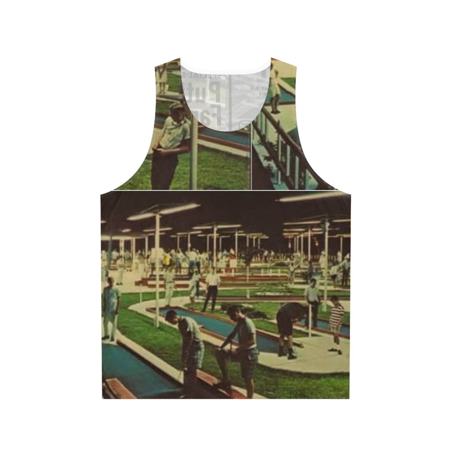 Putt Putt Unisex Tank Top (AOP)