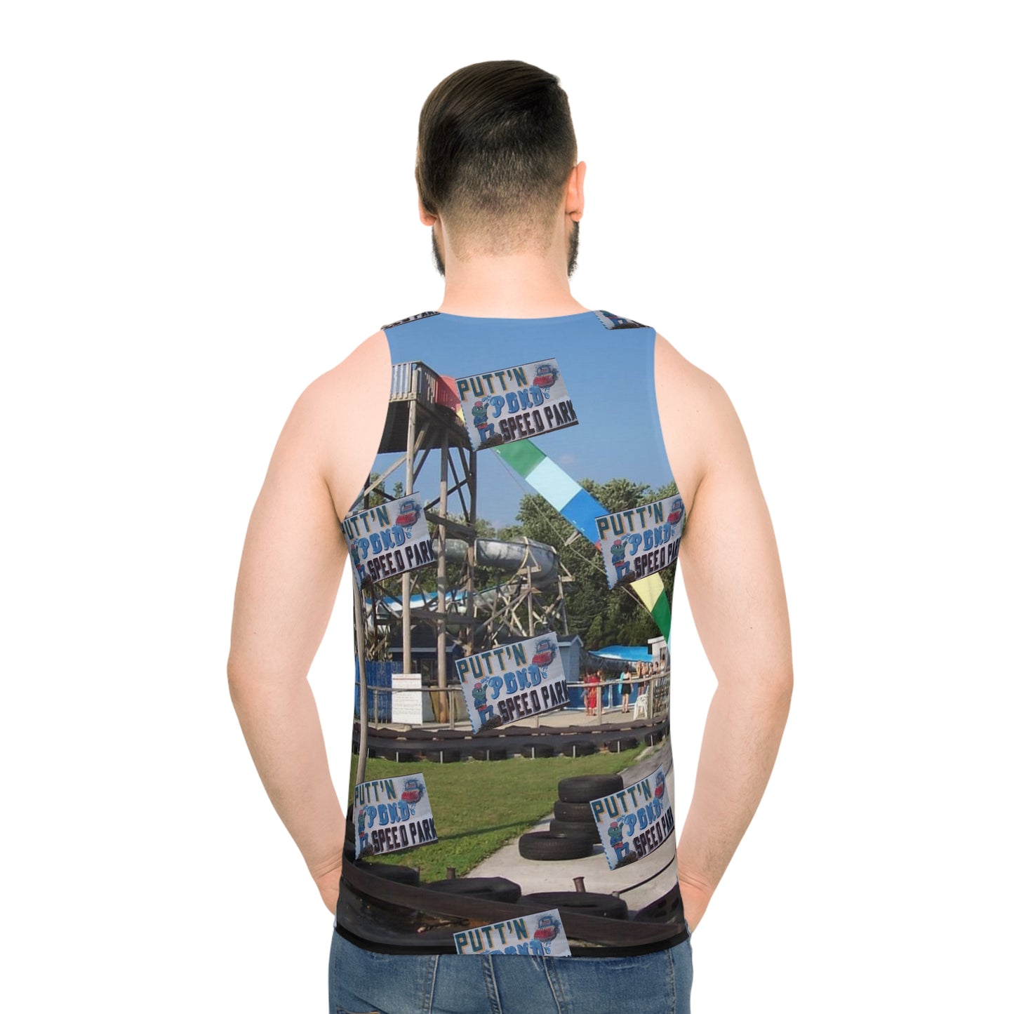 Putt n Pond Unisex Tank Top (AOP)