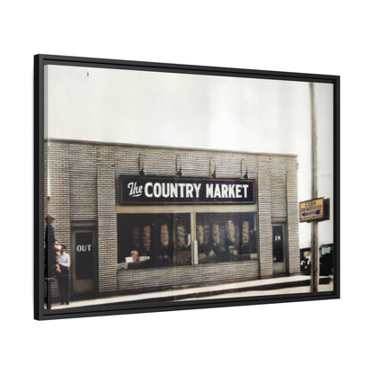 COUNTRY MARKET Findlay’s 224 Vintage Country Market Framed Matte Canvas Art