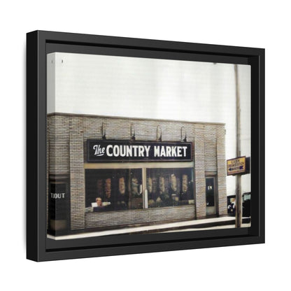 COUNTRY MARKET Findlay’s 224 Vintage Country Market Framed Matte Canvas Art