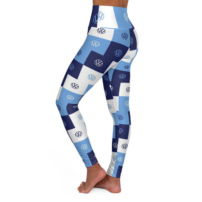 2024 VW BLUES High Waisted Yoga Leggings (AOP)