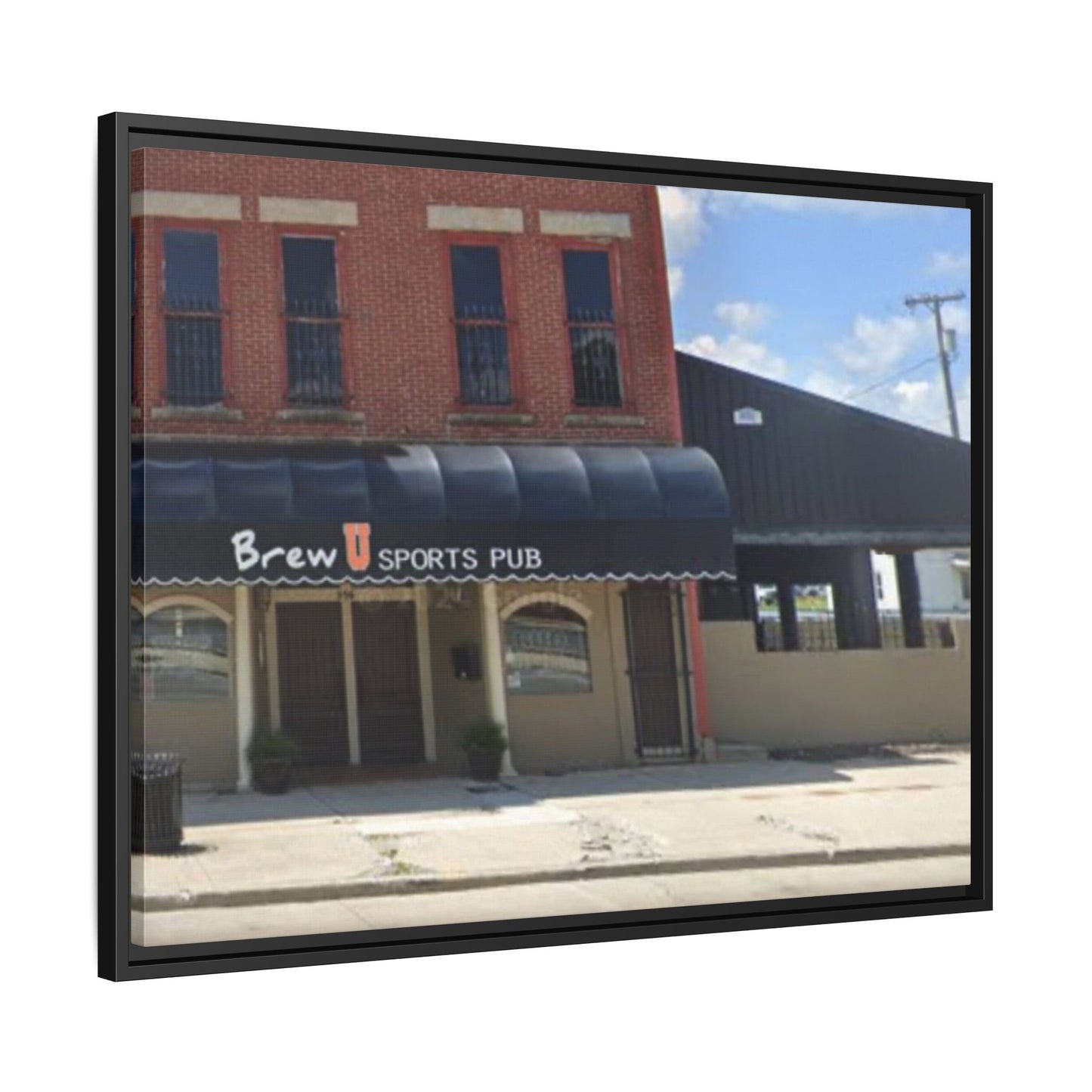 Brew U Framed Matte Canvas Wall Art - Brew Pub Sports Theme