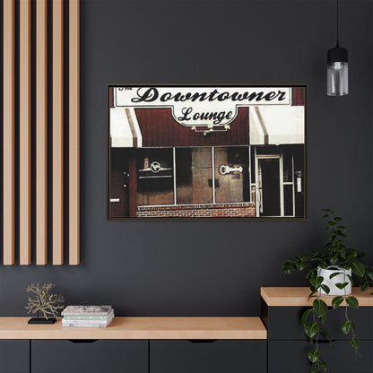 DownTowner Lounge Matte Canvas, Framed (Multi-color)