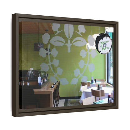 Japan West Findlay O. Modern Botanical Canvas Art - Framed Wall Decor for Dining Spaces