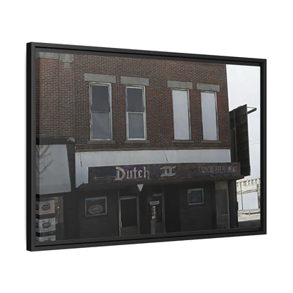 Dutch II Vintage Dutch Bar Framed Canvas Print - Retro Wall Art