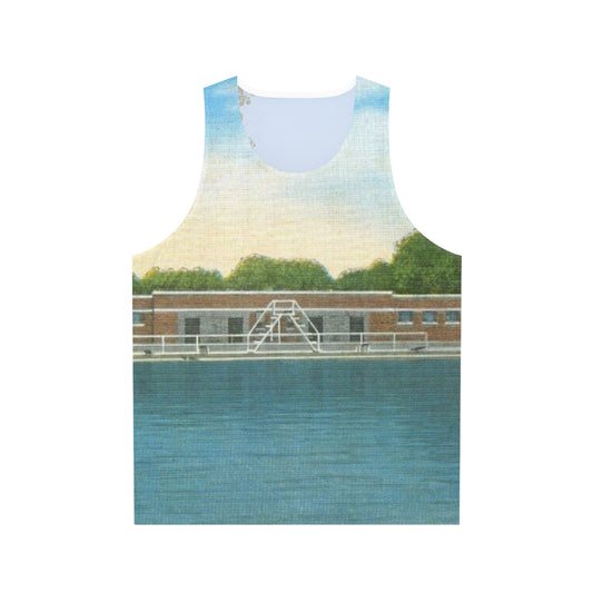 Riverside Pool Unisex Tank Top (AOP)