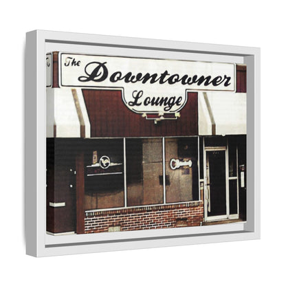 DownTowner Lounge Matte Canvas, Framed (Multi-color)