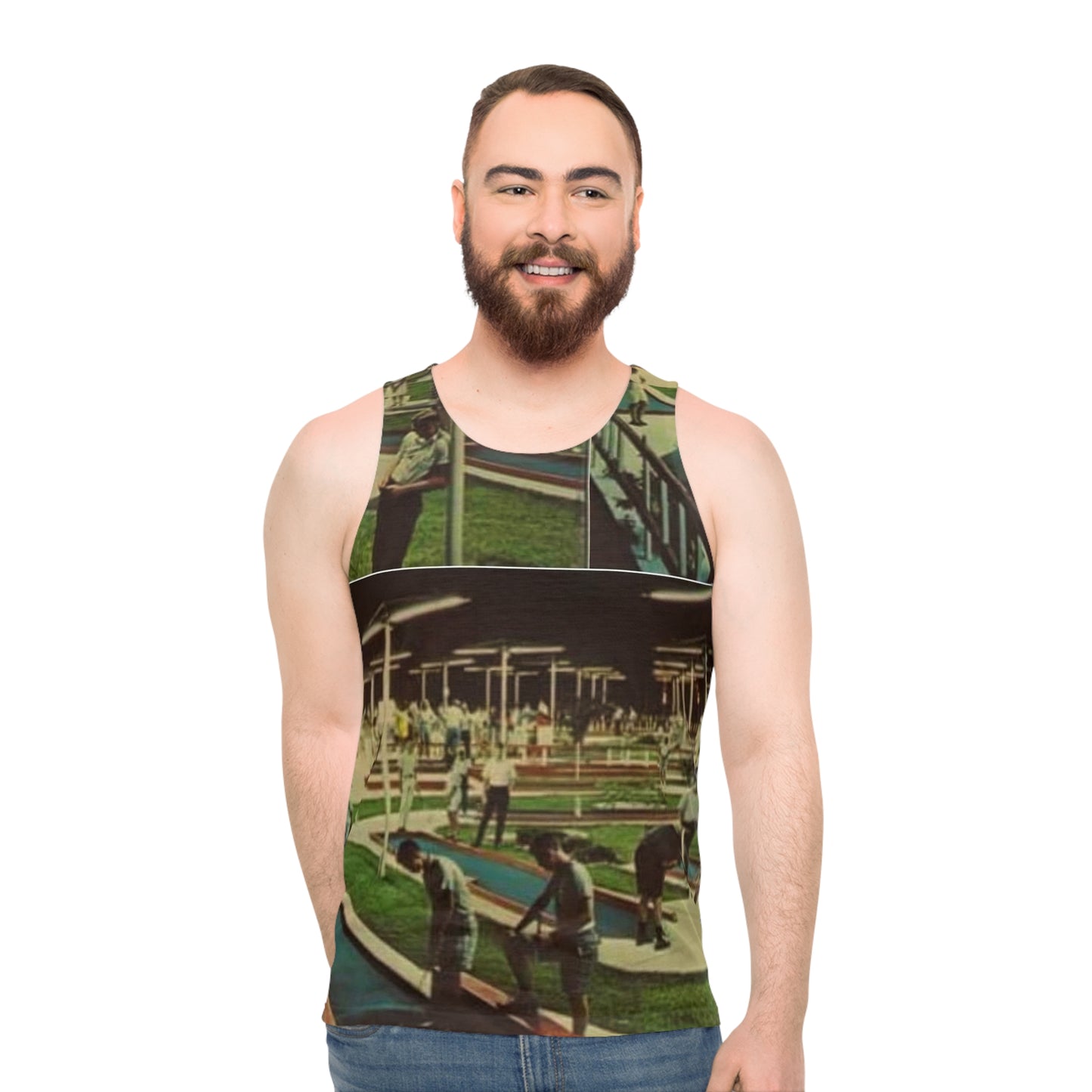 Putt Putt Unisex Tank Top (AOP)