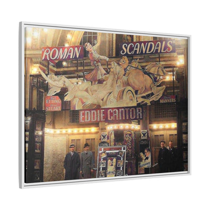 Roman Scandals Royal Theater Vintage Theater Framed Matte Canvas | Eddie Cantor Art