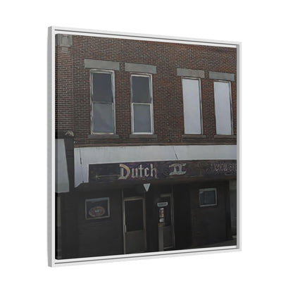 Dutch II Vintage Dutch Bar Framed Canvas Print - Retro Wall Art