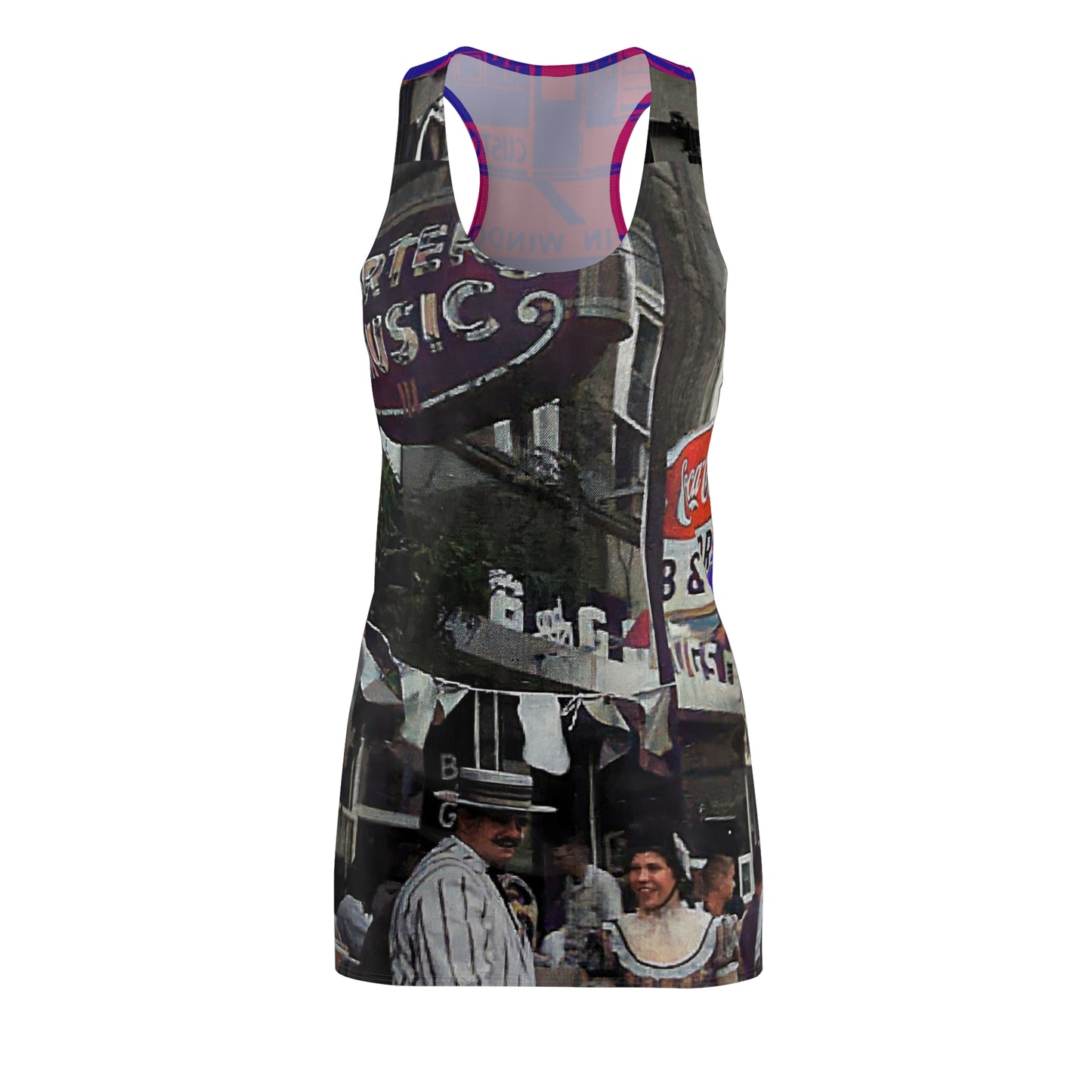 B & G Drugs Women's Cut & Sew Racerback Dress (AOP)