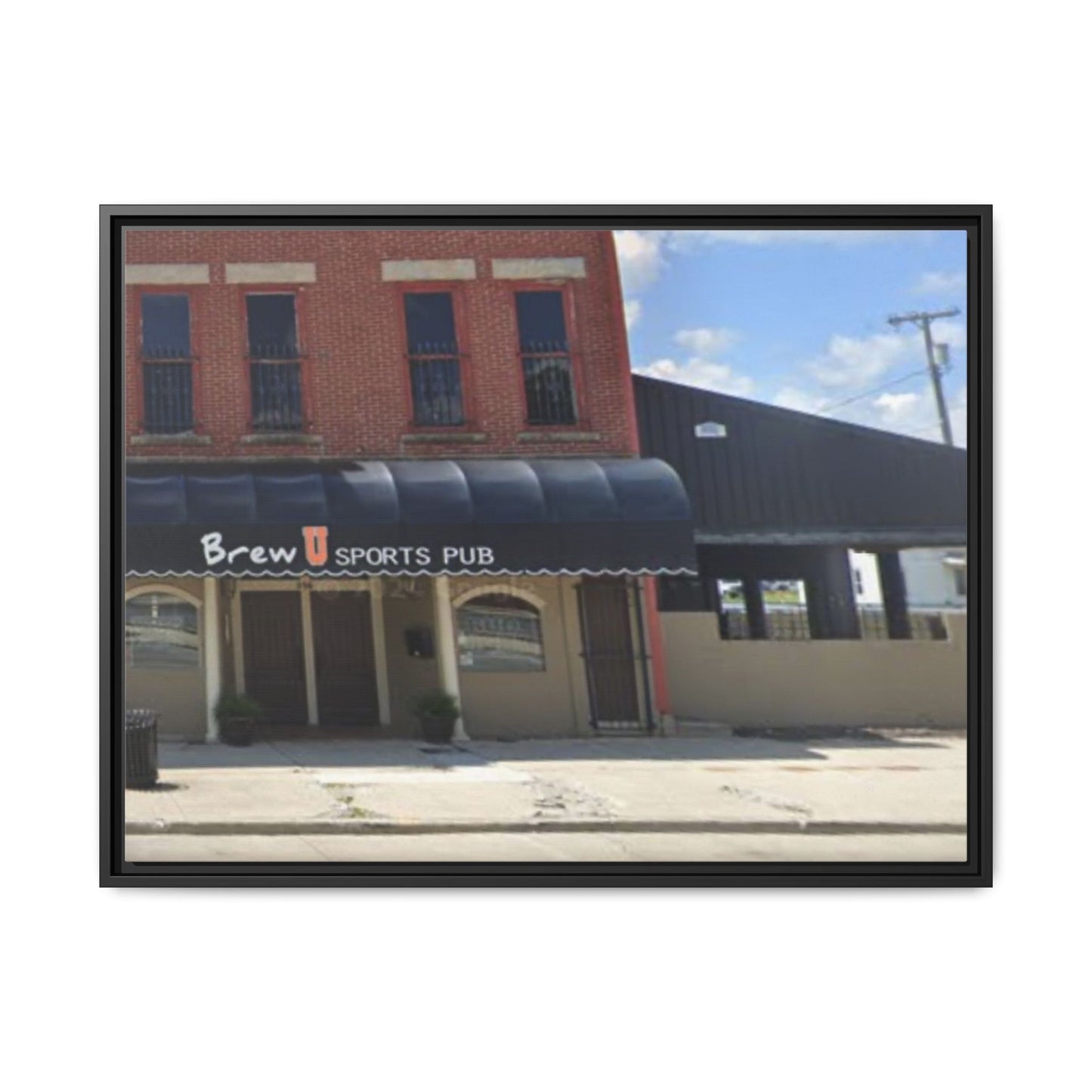 Brew U Framed Matte Canvas Wall Art - Brew Pub Sports Theme