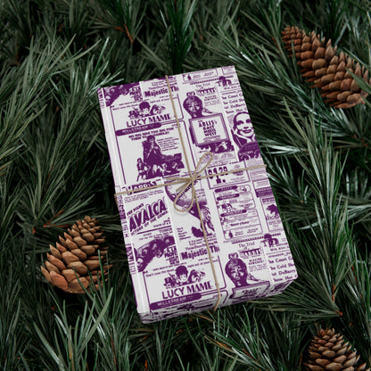 FINDLAY CINEMAS colorway Eggplant Gift Wrap